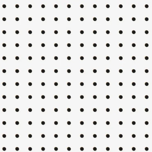 White Perforated Hardboard